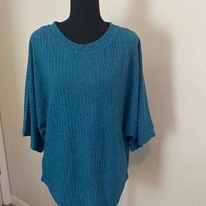 Teal Ribbed Knit Sweater 4 for $20